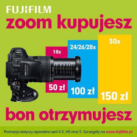 Kup aparat Fujifilm i odbierz bon rabatowy