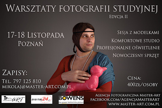 Warsztaty z fotografii studyjnej w agencji Master-Art