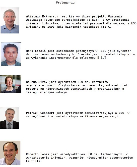 Warsztaty ESO dla Przemysu