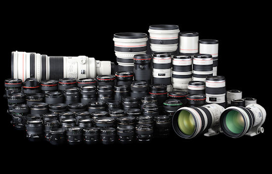 40 milionw obiektyww Canon EF