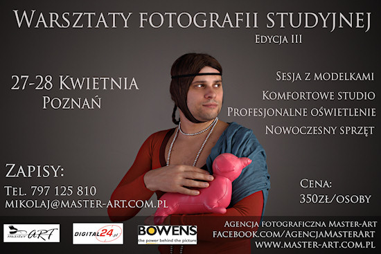 Warsztaty z fotografii studyjnej w agencji Master-Art