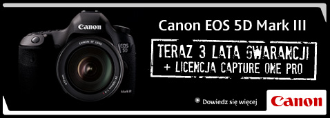 Canon EOS 5D Mark III - 3 lata gwarancji i licencja Capture One Pro