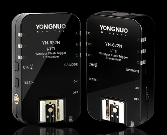 Nowy wyzwalacz radiowy TTL Yongnuo YN-622N