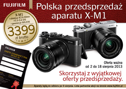 Polska przedsprzeda aparatu Fujifilm X-M1