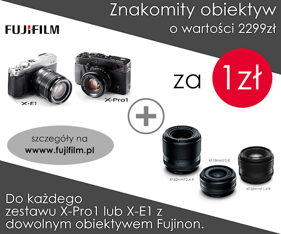 Drugi obiektyw Fujinon X za 1 z brutto