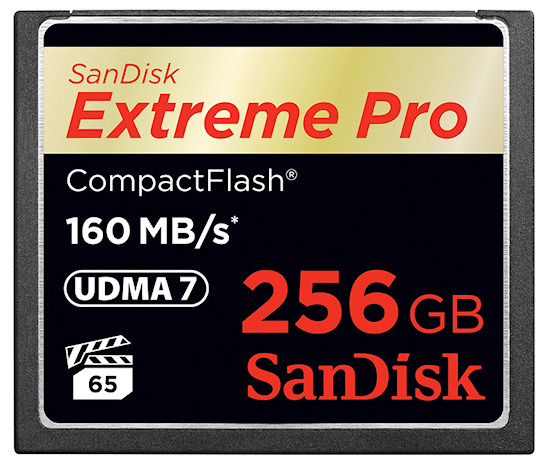 Nowe karty SanDisk Extreme Pro CompactFlash 256 GB