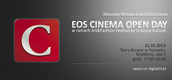 Warsztaty EOS Cinema w ramach Art&Fashion Festiwal - Pozna